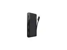 Front. Belkin - BELKIN F4U090btBLK USB-C 4-Port Mini Hub.