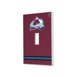 Keyscaper - Colorado Avalanche Single Toggle Lightswitch Plate - Multicolor