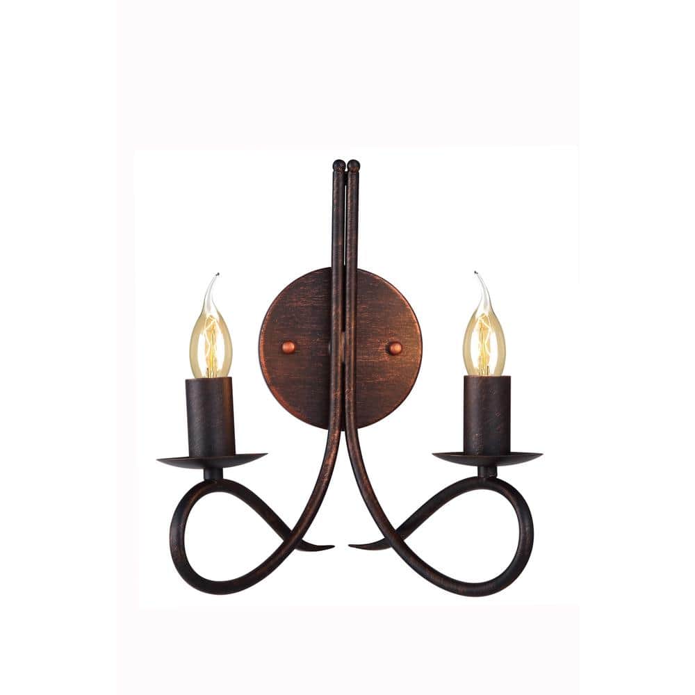 Urban Classic - Lyndon 2 light Wall Sconce - Dark Bronze