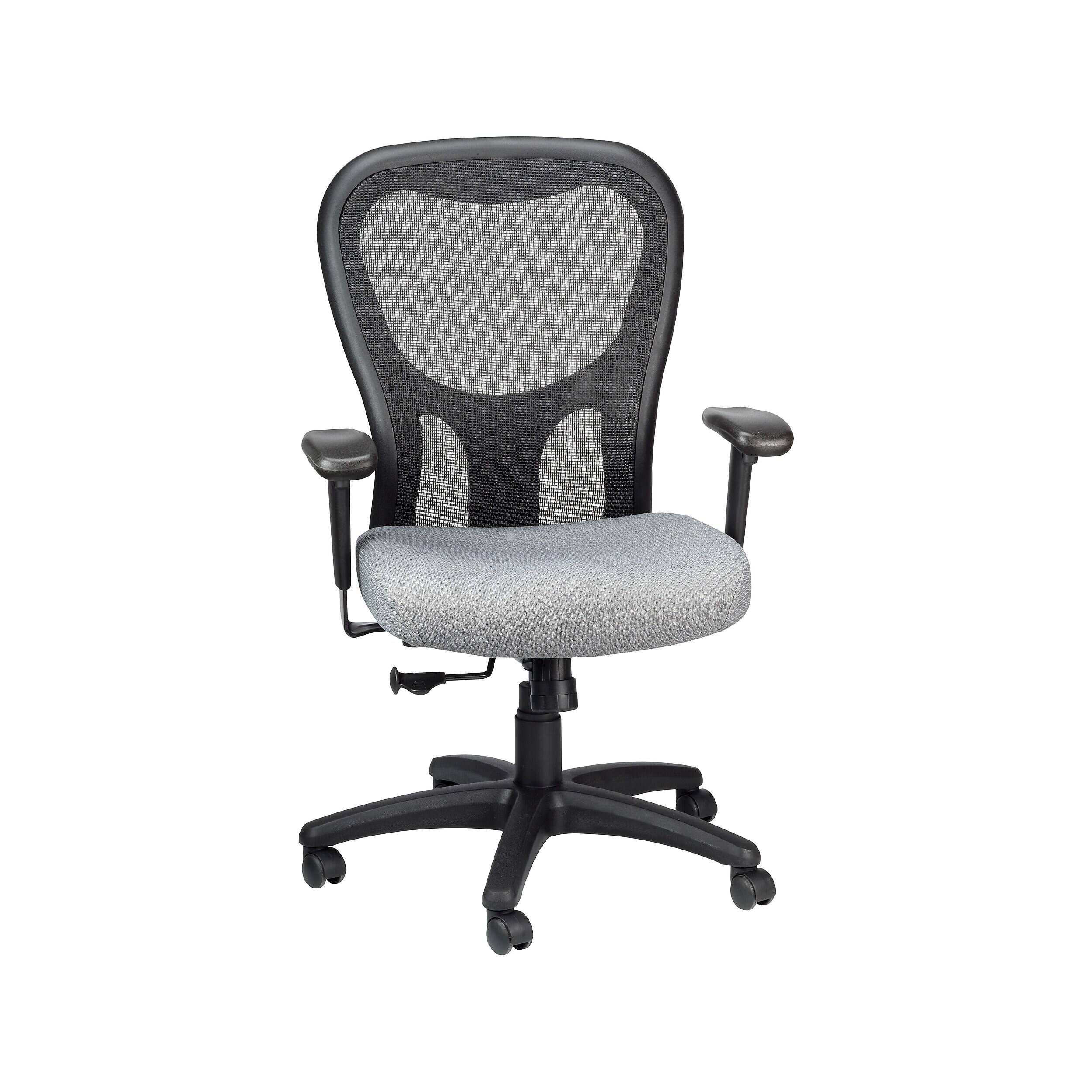 Alt View 2. Tempur-Pedic - TP9000 Mesh Task Chair, Gray (TP9000-GREY) - Gray.