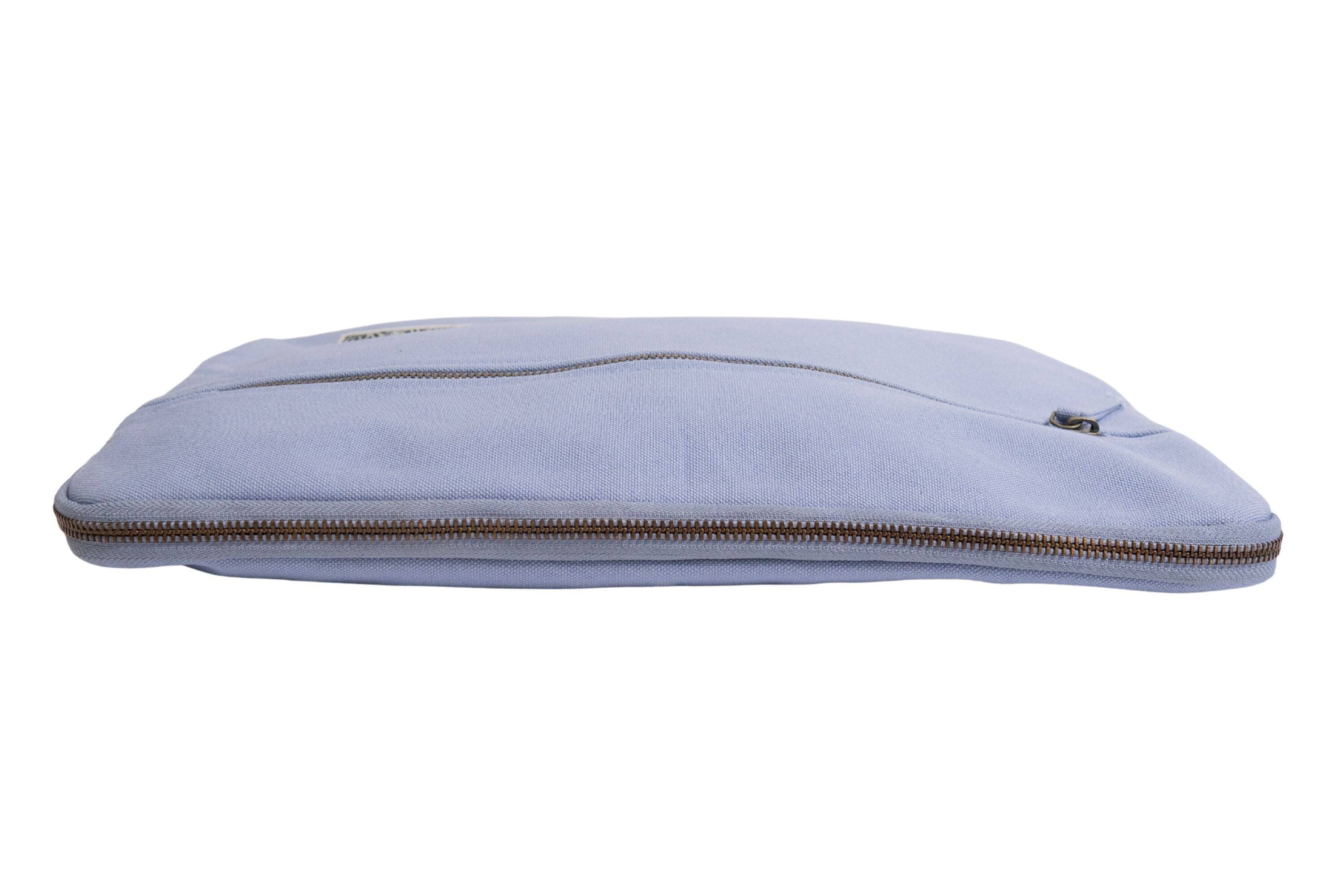 Alt View 1. Terra Thread - Organic Cotton Laptop Sleeve 15 inches - Lavender.