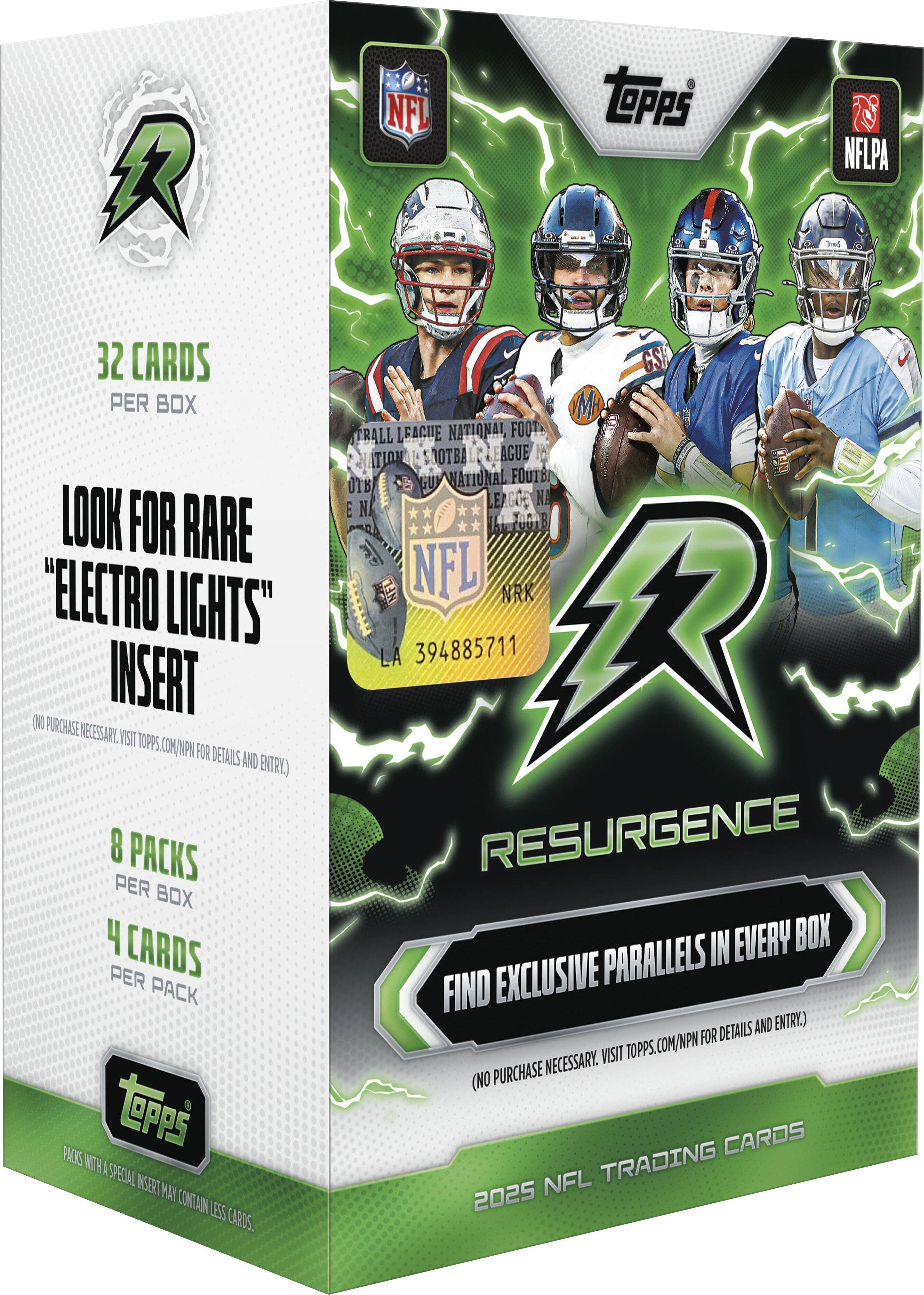 2025 Topps Resurgence Football Blaster Box