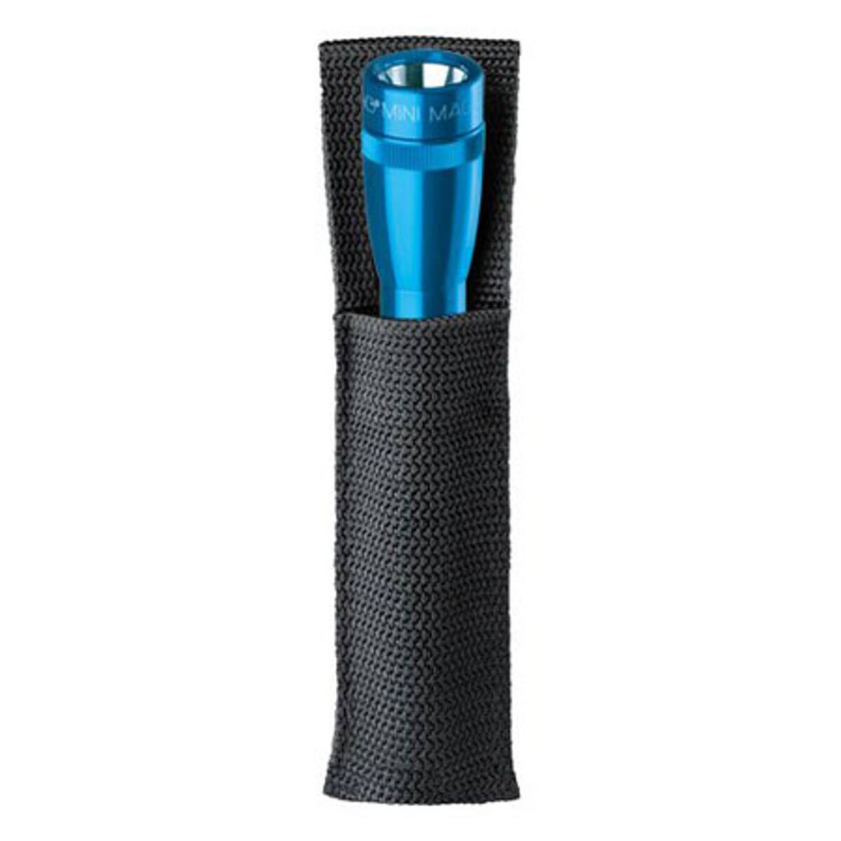 Alt View 1. Maglite - MagLite Mini 2-Cell AA Incandescent Flashlight with Holster, Blue.