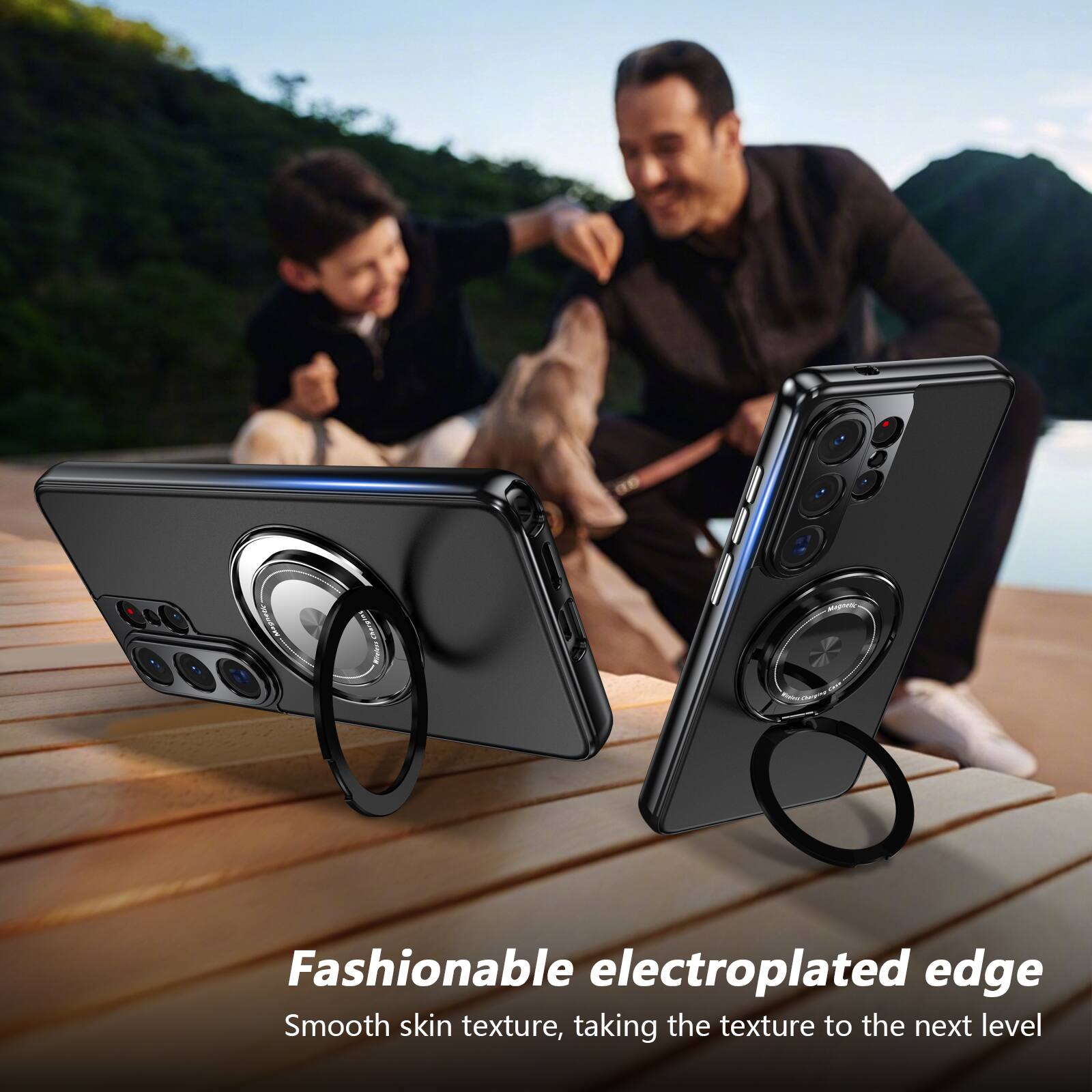 Fashionable electroplated edge  
Smooth skin texture, taking the texture to the next level