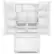 Angle. Maytag - Maytag - 25 Cu. Ft. French Door Refrigerator with PowerCold Feature - White - White-on-White.