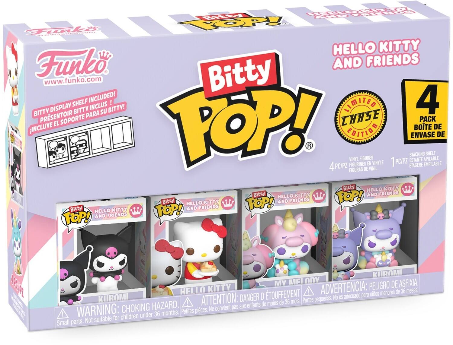 Funko - Bitty POP!: Sanrio - Kuromi 4-Pack - Collectibles - Multicolor