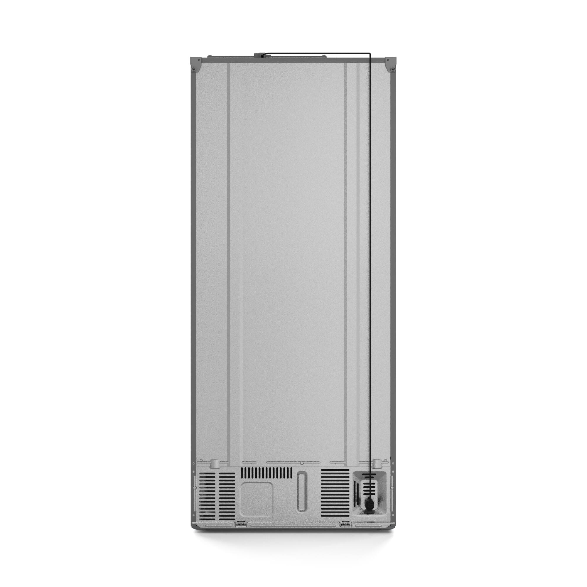 Alt View 13. Thor Kitchen - Gordon Ramsay Series by Thor Kitchen 17.5 Cu. Ft. Counter Depth Refrigerator with Rose Gold Hardware - Stainless steel.