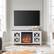 Alt View Zoom 35. Unbranded - Colton Log Fireplace TV Stand for Most TVs up to 55" - White/Gray Oak.