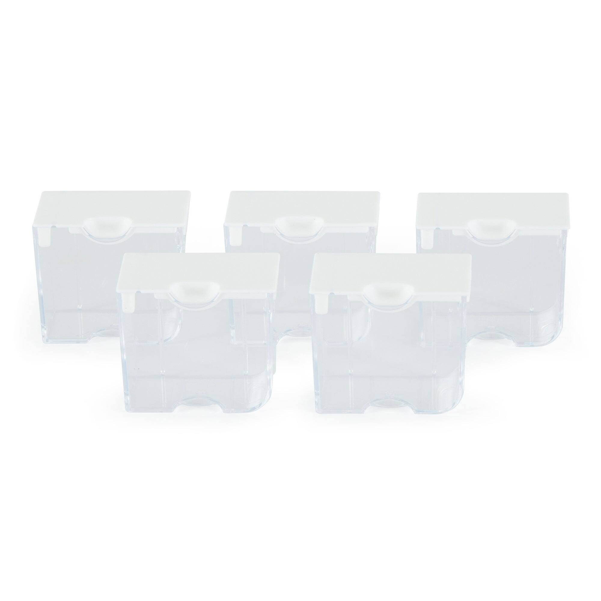 Alt View 1. Bead Storage Solutions - Elizabeth Ward Bead Storage Solutions 5 Piece Craft Supplies Containers, 2 Pack.