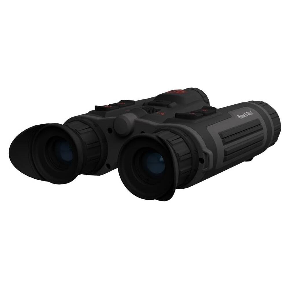 Alt View 6. ATN - BinoX 6 Dual 3-24x Multispectral Binoculars with Laser Rangefinder | 4-in-1 Vision Modes with Streaming Capabilities - Black.