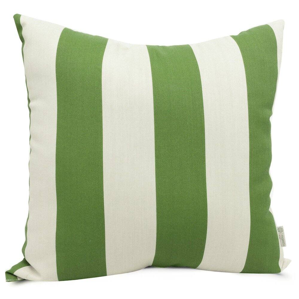 Majestic Home - Pillow 20x20 Vertical Stripe Sage - Green