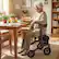 Alt View 1. Costway - Costway Rollator Walker for Seniors with Seat Mesh Backrest Spring Suspension Cane Holder - Purple + Black.