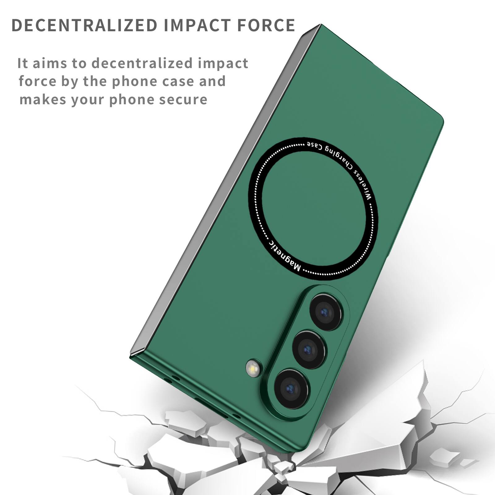 DECENTRALIZED IMPACT FORCE

It aims to decentralized impact force by the phone case and makes your phone secure

Case Charging Wireless Magnetic