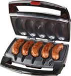 Angle Zoom. Johnsonville - Electric Grill - Black/Stainless.