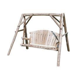Contoured Comfort - Cedar Log 5ft Yard Swing - Brown