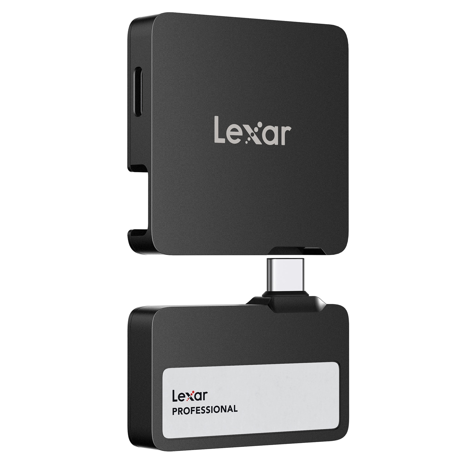 Lexar SL400 1TB Portable SSD with Hub Black LSL400S001T-RNBNU