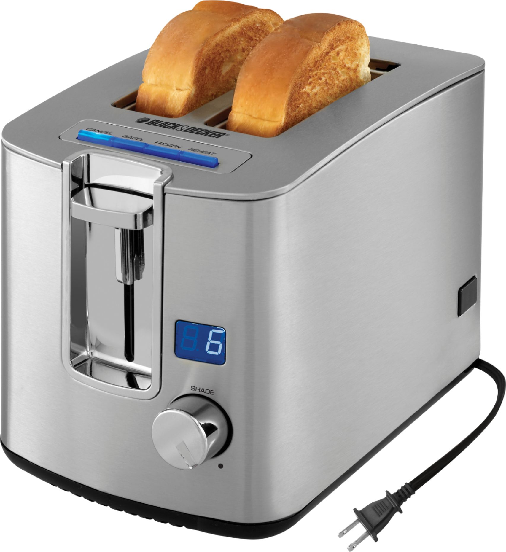 Black & Decker Two Slice Toaster Brushed Stainless Steel, Silver TR1280S -  Best Buy