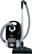 Front. Miele - Compact C1 Turbo Team Canister Vacuum - Obsidian Back.