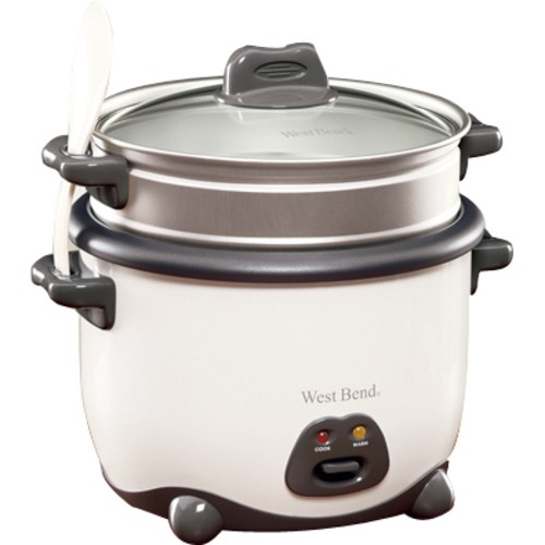 West Bend 12 Cups Programmable Residential Rice Cooker in the Rice Cookers  department at