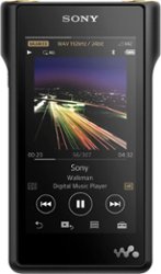 Sony - High-Resolution Walkman NW-WM1A Hi-Res 128GB* MP3 Player - Black - Front_Zoom
