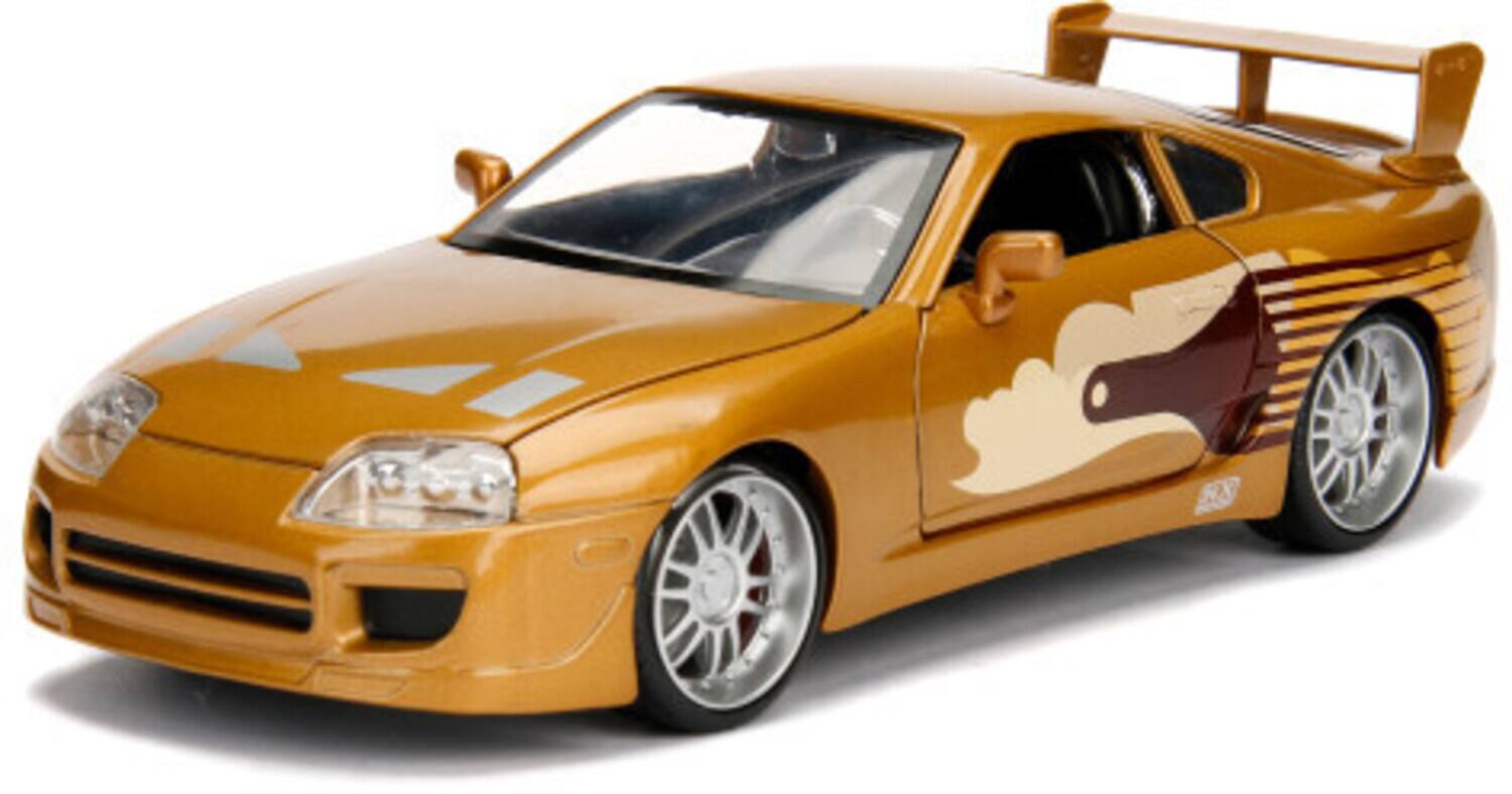 Front. Jada Toys - Fast & Furious 2 - 1:32 Slap Jack's Toyota Supra Die-Cast Car   - COLLECTIBLES - Multicolor.