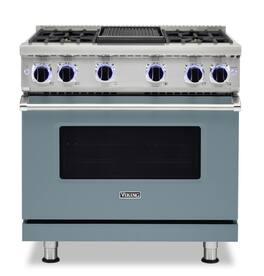 Viking - VGR Freestanding 7 Series Gas 36" Range - November Sky