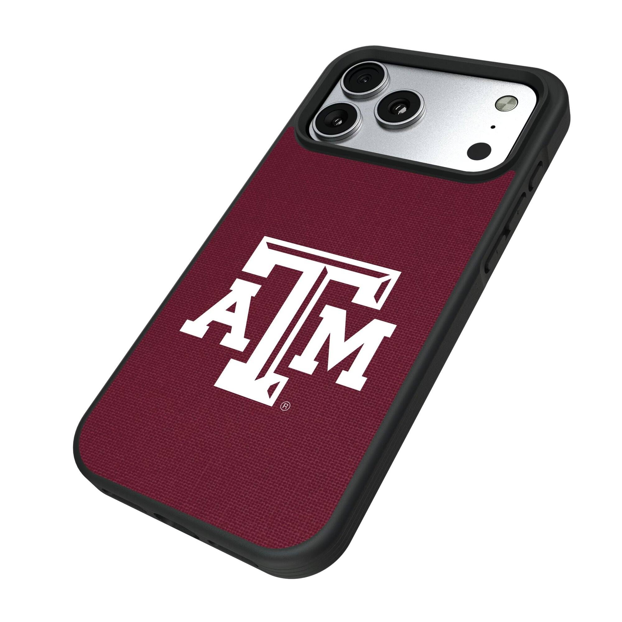 Alt View 1. Keyscaper - Texas A&M Aggies iPhone Solid Design Bump Case - 15 - Multicolor.