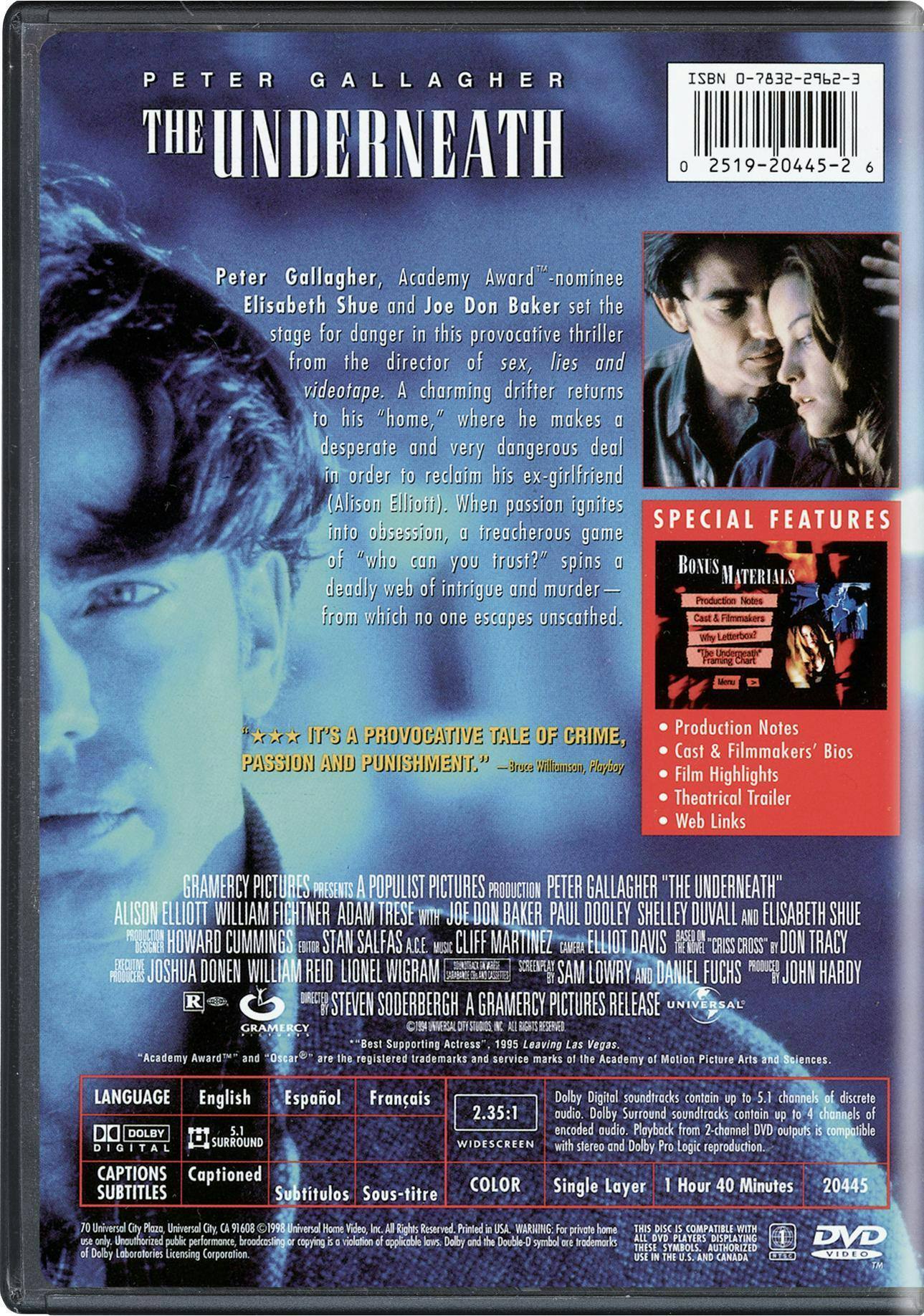 Back. The Underneath [DVD].