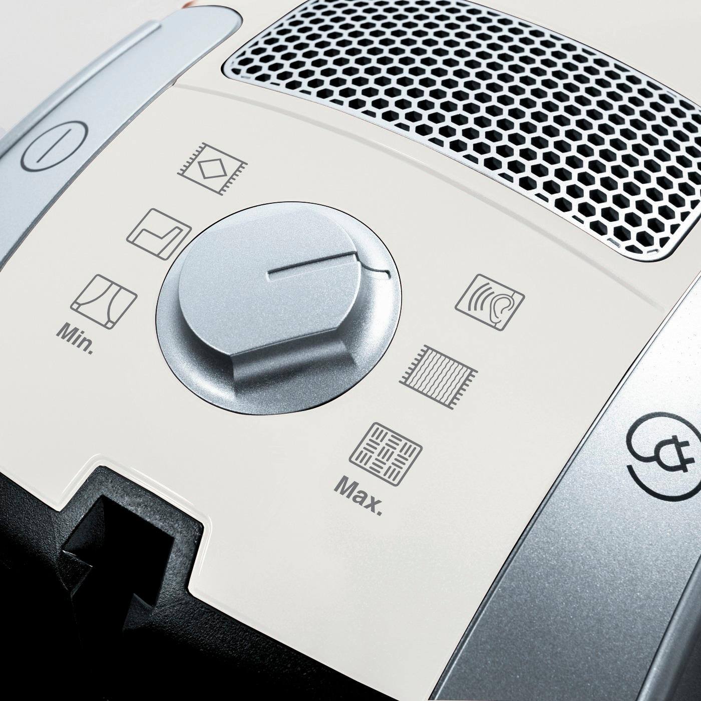 Alt View 15. Miele - Compact C1 Canister Vacuum - Lotus white.