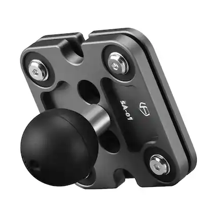 Front. Empire DigiLabs - Anti Vibration Phone Mount With 1 Ball Head Adapter For 5 5 7 Smartphones Compatible Ram Mounts B Size Doub... - SA-01.