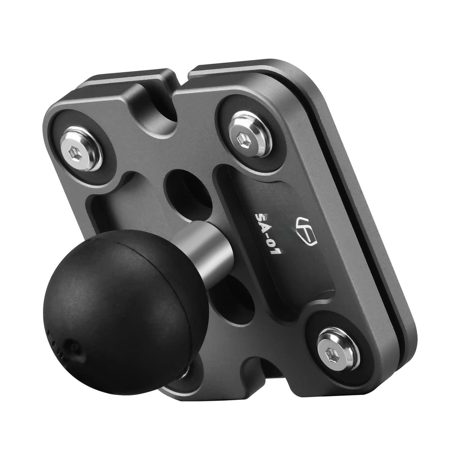 Empire DigiLabs - Anti Vibration Phone Mount With 1 Ball Head Adapter For 5 5 7 Smartphones Compatible Ram Mounts B Size Doub - SA-01