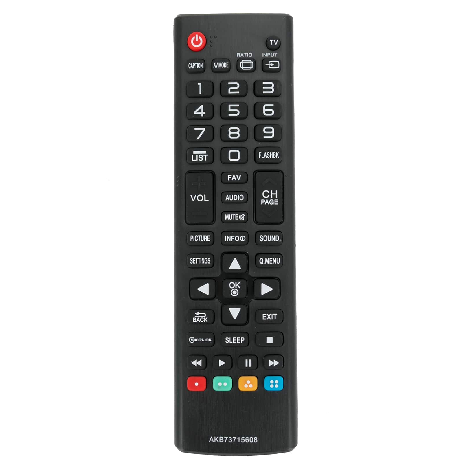 ALLIMITY - Replacement Remote Control AKB73715608 sub AKB73715698, Fit for LG Television 50LN5100 55LN5100 42LN5200 47LN5200 - Black price history on PriceWatchPro