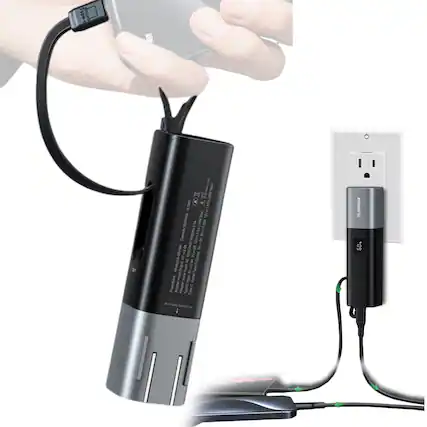 Sure, here is the corrected and grouped text from the image:
---
**Model:** EX-4004BK
**Input:**
- AC 100V-240V 50/60Hz
**Output:**
- DC 5V 2A
**Capacity:** 5000mAh
**Type-C Adapter**
**Other Information:**
- Made in China
- CE, FCC, RoHS, etc.
---
This text is organized to reflect the information typically found on a product like a portable charger or power bank.