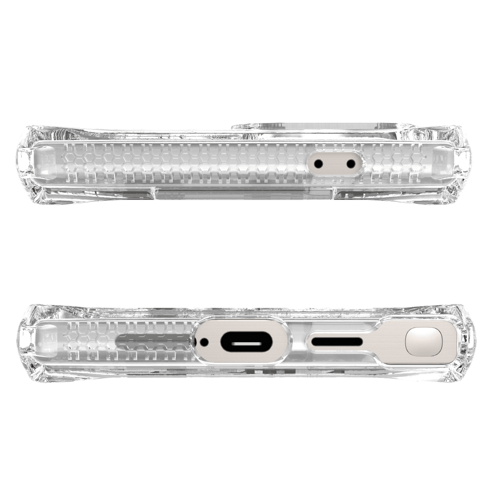 Alt View 3. Itskins - ITSKINS Spectrum_R Clear Series Case for Samsung Galaxy S24 Ultra - Transparent - Clear.