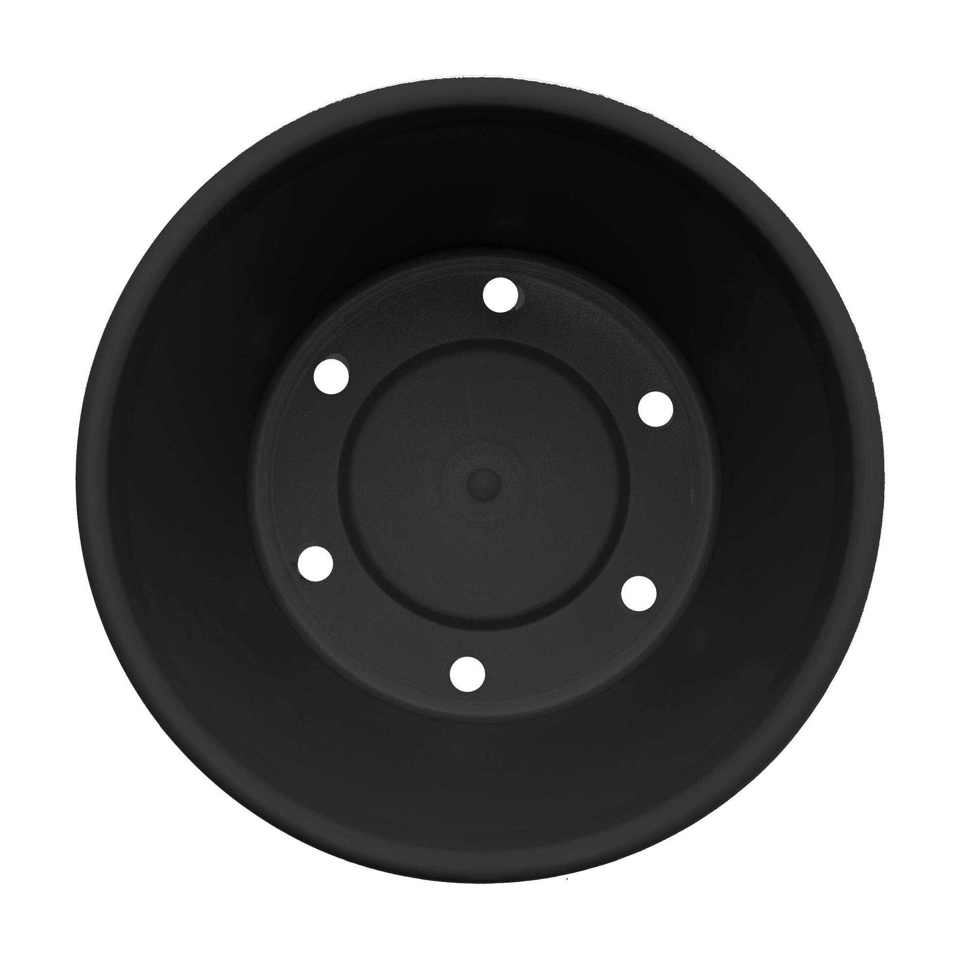 Alt View 3. Bloem - Black 24" - Terra Pot Planter.