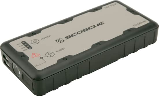 Scosche Power Up 600 Jump Starter With Flashlight And Portable Battery  Pbjf600 : Target