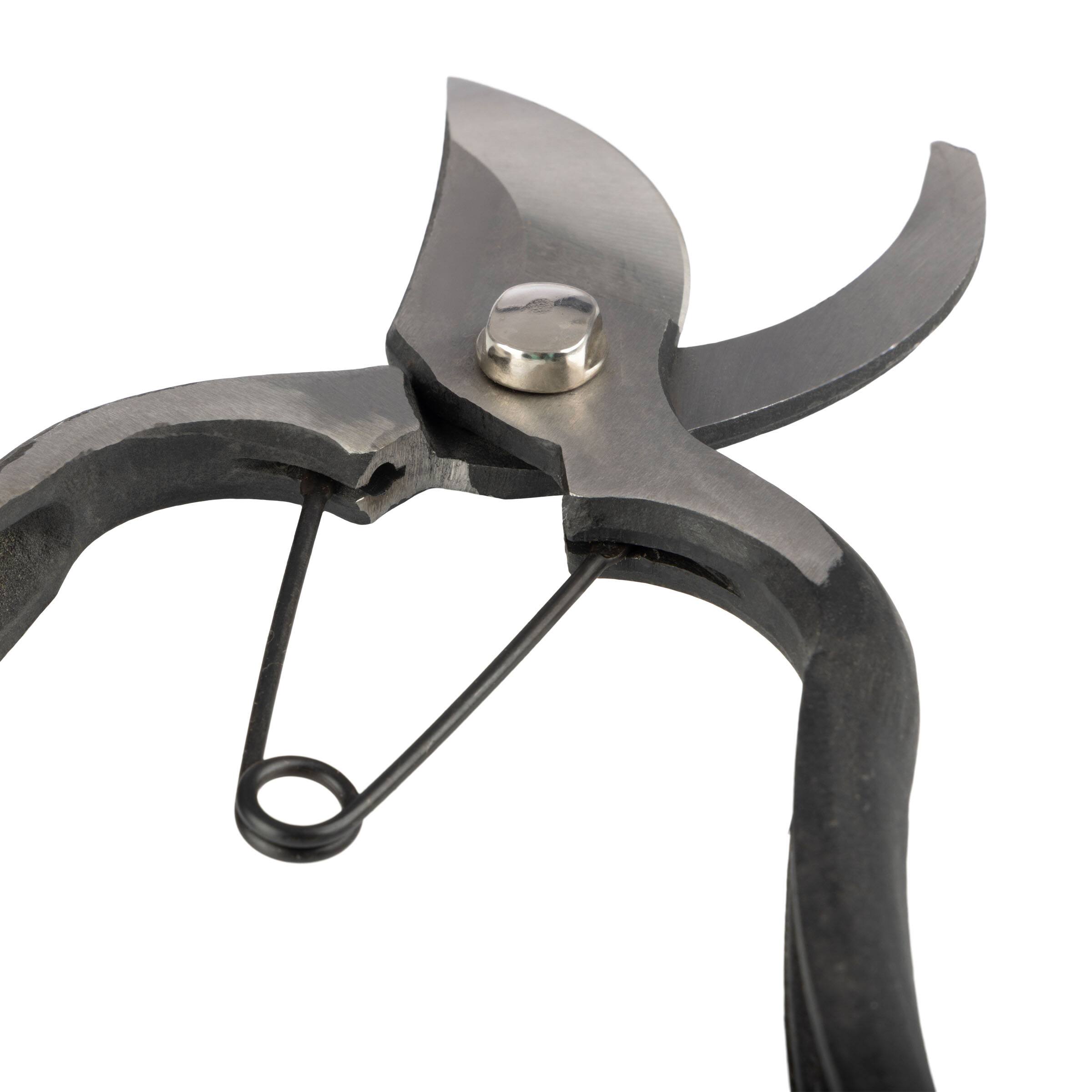 Alt View 8. Kings County Tools - Bypass Pruning Shears for Gardening 8.8” Forged Carbon Steel Heavy Duty Garden Shears with Spring Loaded Blades.