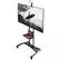 Front. Kanto - Mobile TV Stand for Most Flat-Panel TVs Up to 82" - Black.