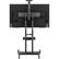 Alt View 11. Kanto - Mobile TV Stand for Most Flat-Panel TVs Up to 82" - Black.