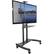 Left. Kanto - Mobile TV Stand for Most Flat-Panel TVs Up to 82" - Black.