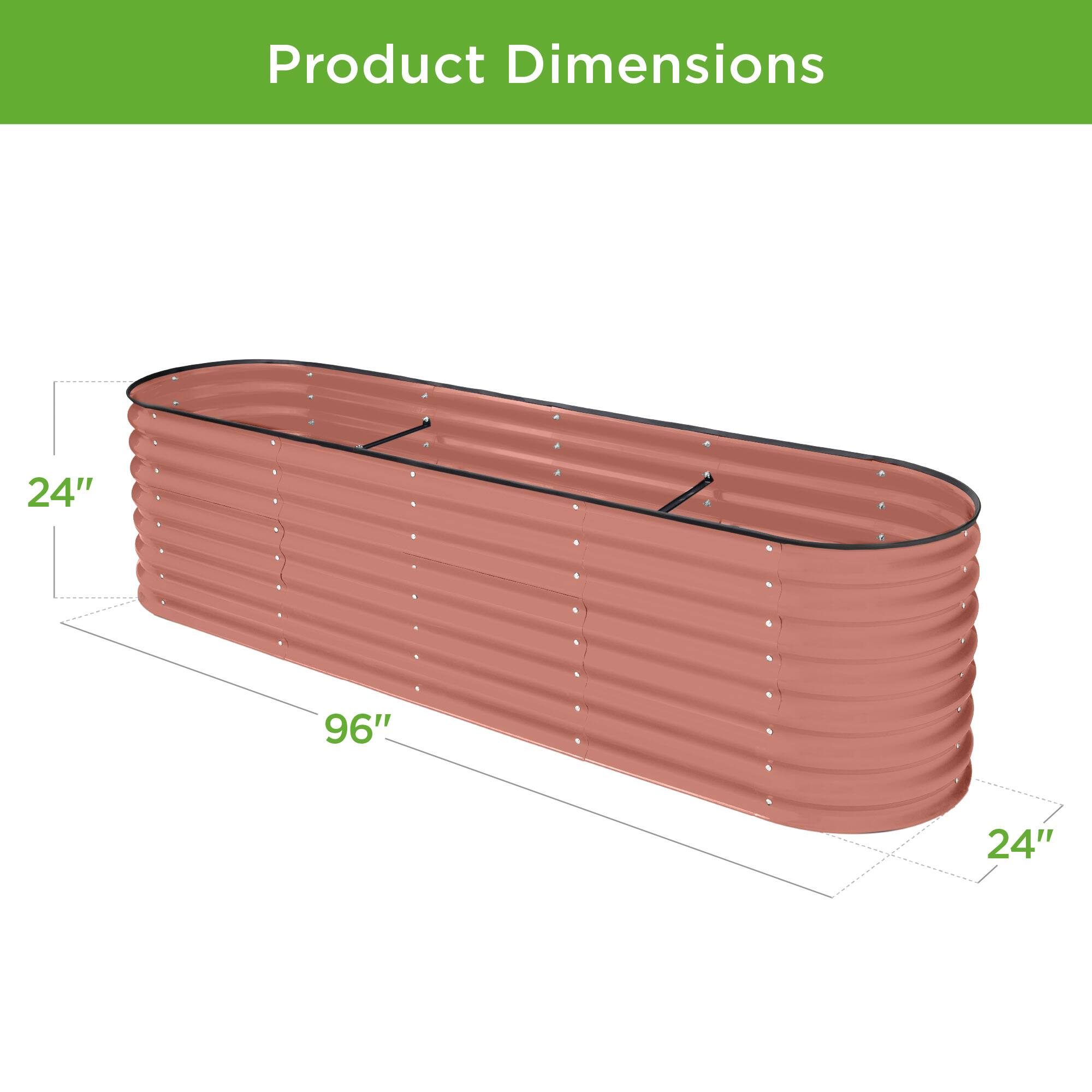 Product Dimensions

24" x 96" x 24"
