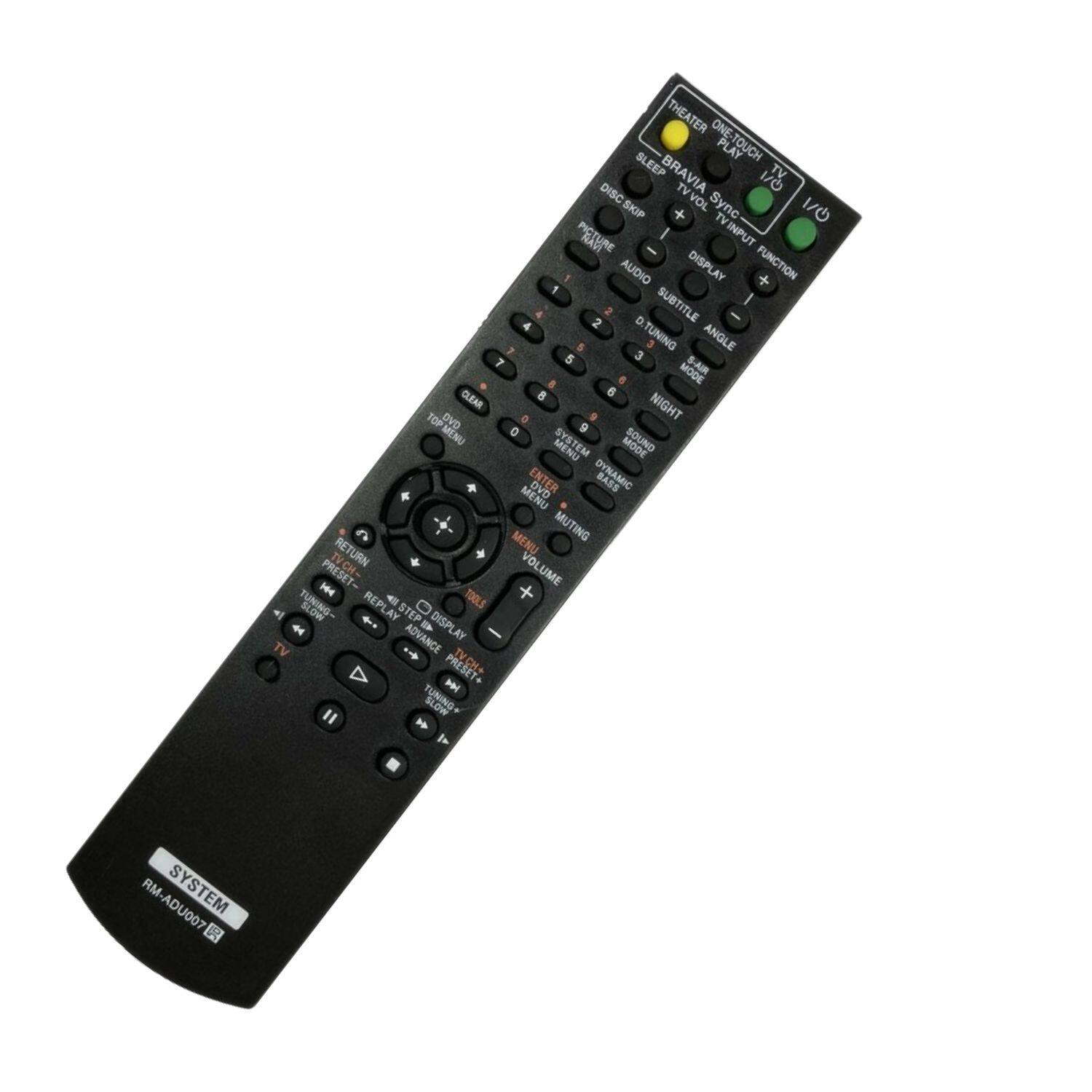 Angle. Home Collection - Remote RM-ADU007 for Sony DVD Home Theater System DAV-DZ630 / HCD-HDX665.