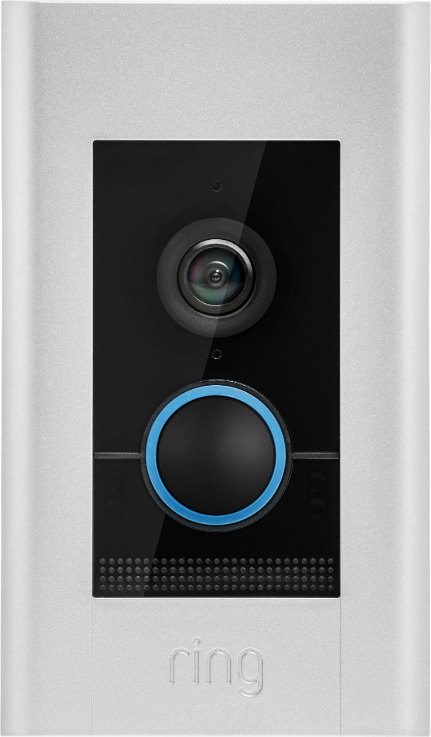 Ring Video Doorbell Elite Satin Nickel 8VR1E7-0EN0 - Best Buy
