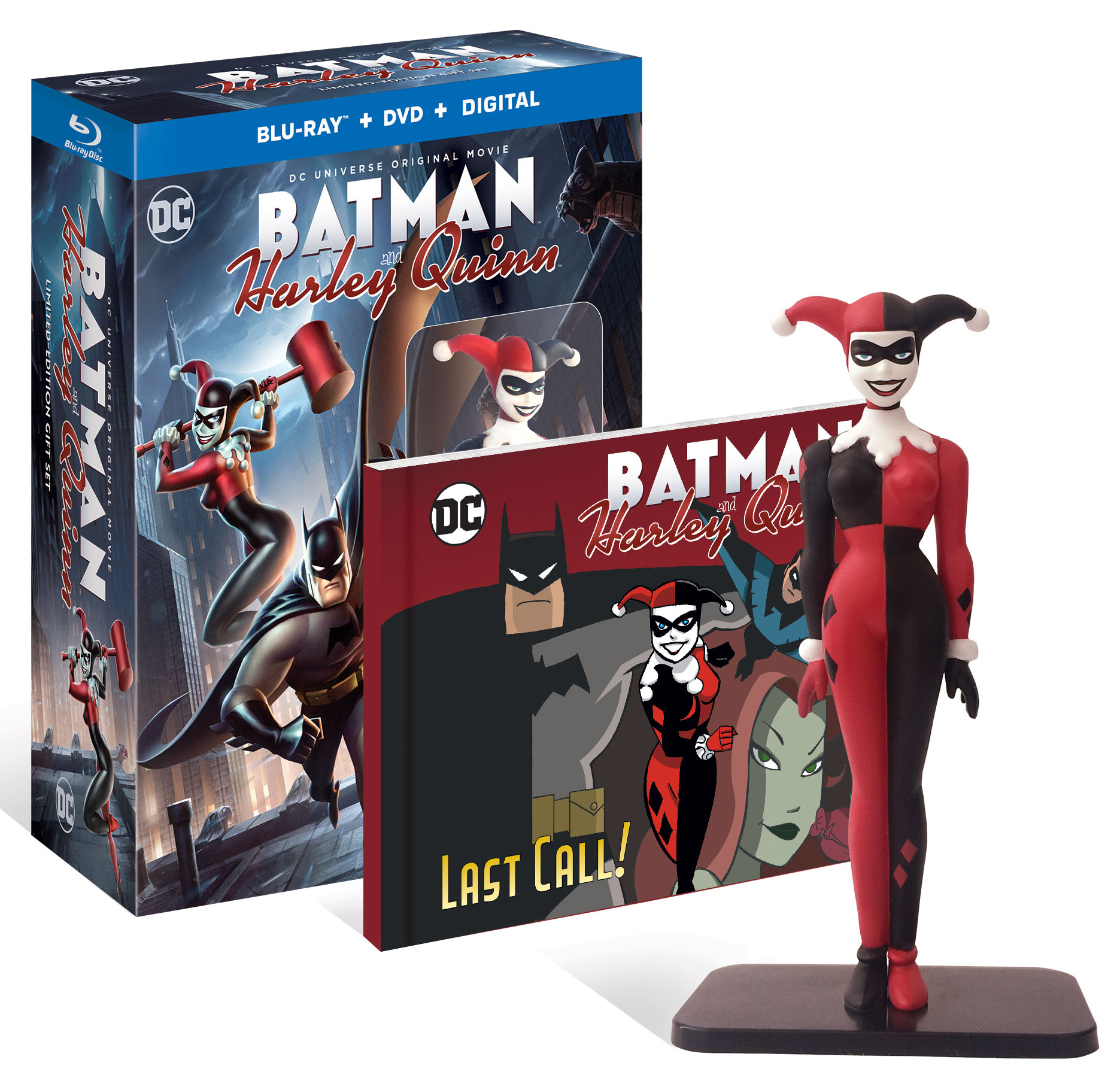 Batman and Harley Quinn [Includes Digital Copy] [Blu-ray/DVD] [Only @ Best  Buy] [2017] - Best Buy