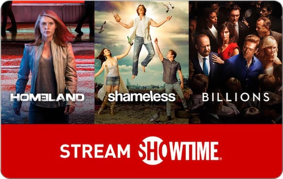 Showtime gift card