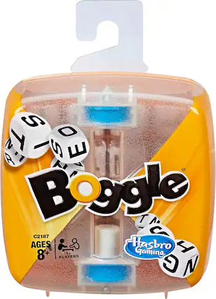 Front. Hasbro - Gaming Boggle Word Game - Multicolor.