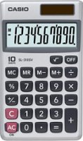 Casio - Portable Calculator - Silver - Front_Zoom