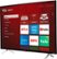 Left Zoom. TCL - 43" Class - LED - 4 Series - 2160p - Smart - 4K UHD TV with HDR Roku TV.
