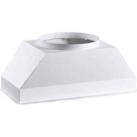 Air Bracket Y-Adapter for Select Bertazzoni Range Hoods - White - Angle_Zoom
