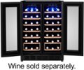 Alt View Zoom 11. Insignia™ - 42 Bottle or 114 Can Built-in Dual Zone Wine and Beverage Cooler - Stainless steel.